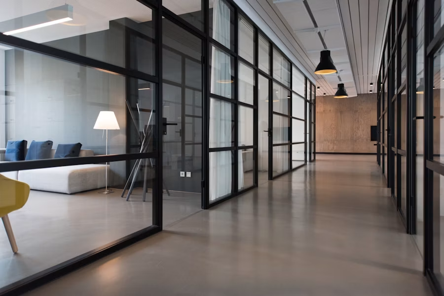 Professional event venue prepared for guests